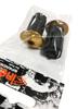 Cinelli End Plugs Set of 2 + Expander, Gold,