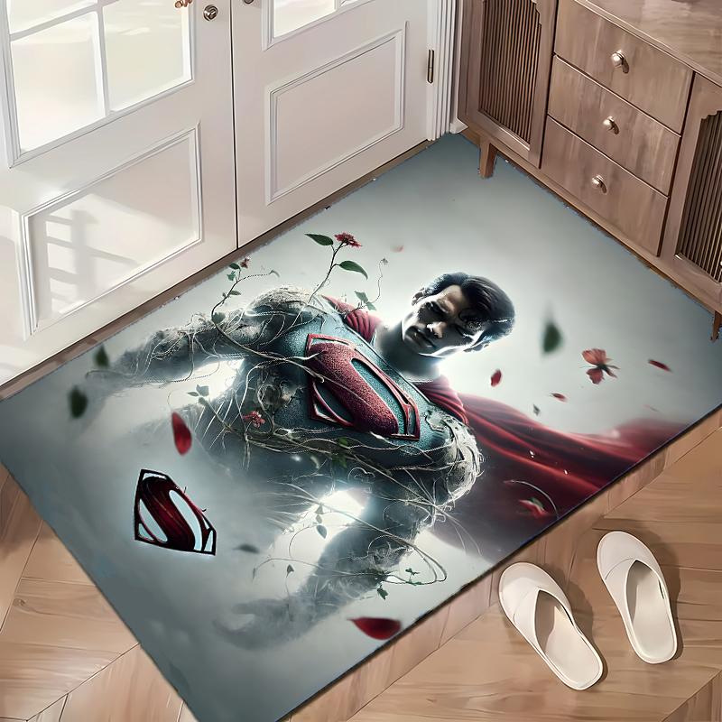Superman (19) Office Carpets Suitable for Living Rooms Bedrooms Offices and Kitchens a Gift for Modern Home Decor