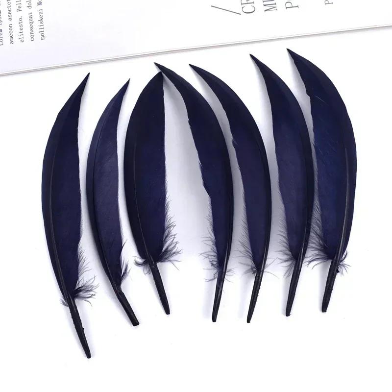 Curved Bent Duck Feathers for Crafts Dream Catcher Goose Wing Feather Decor Jewelry Making Carnaval Handicraft Party Accessories