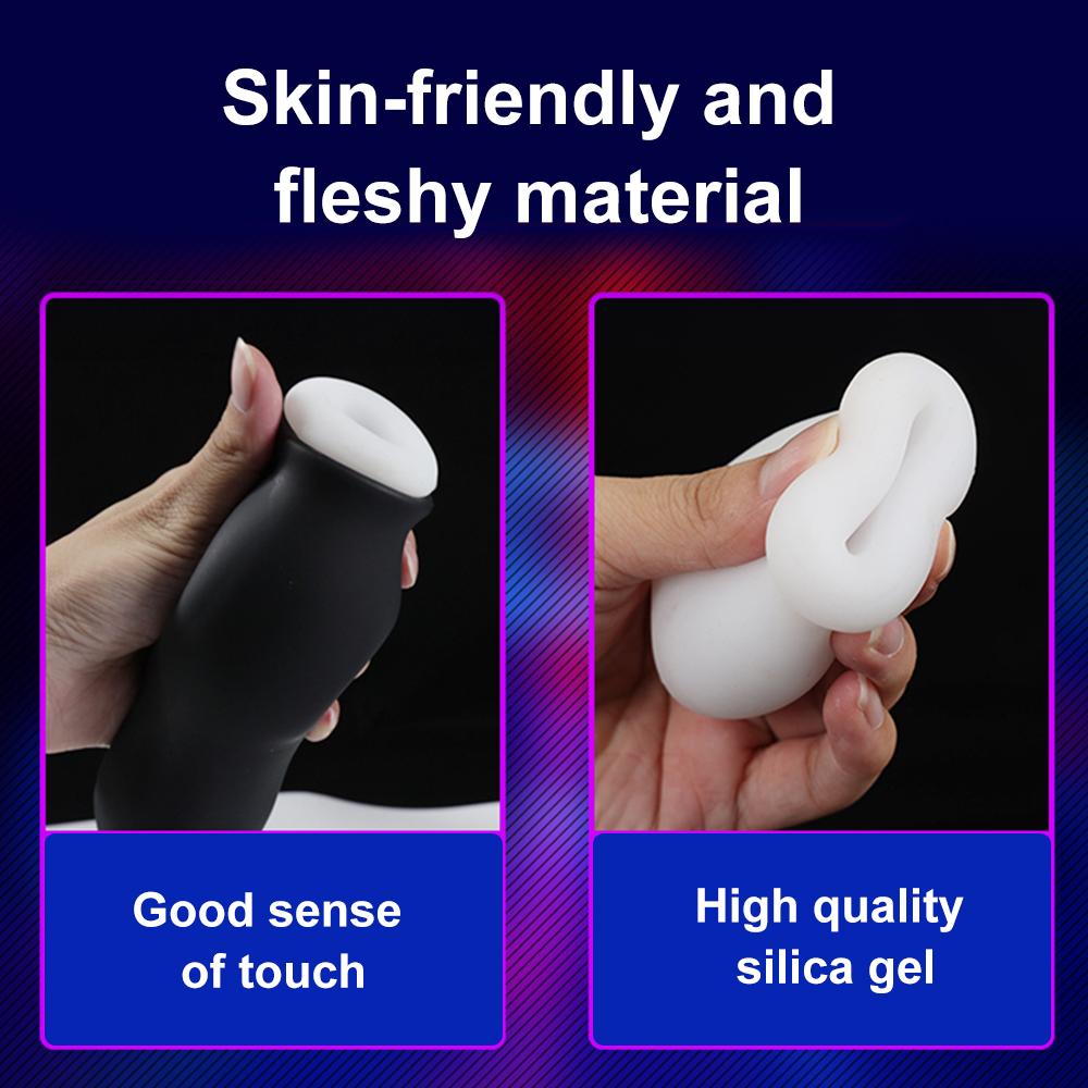 Male Automatic Sucking Masturbation Cup Vibrating Blowjob Realistic Vagina Masturbators Adult Sexy Toy for Men