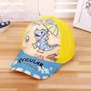 Breathable Cartoon Print Cap Cotton Child Sun Hat Fashion Kids Dinosaur Baseball Cap  Gifts