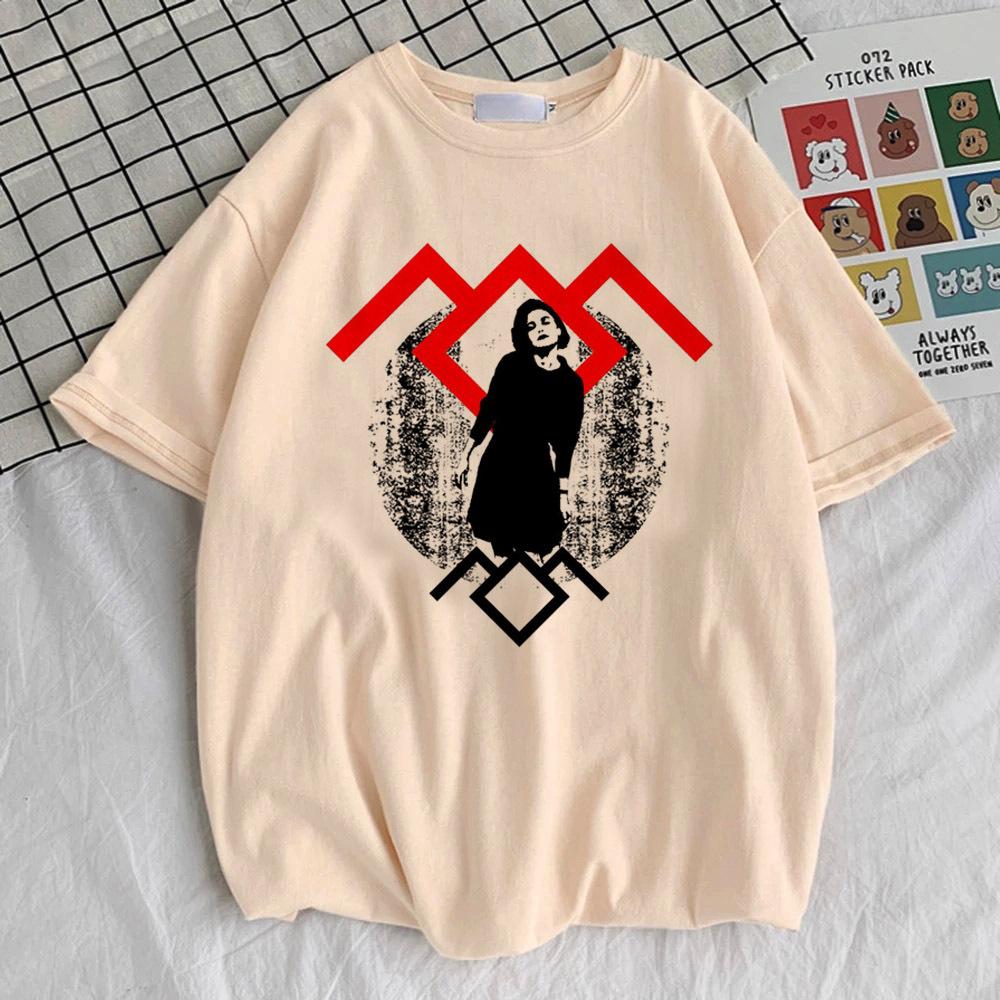 Twin Peaks Ring Owl Top Tees Teen Pop Culture Colorful Korean Clothes Retro Tshirt Graphic Trendy 80s Vintage Classic 2000s