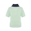 VISITINNEWYORK Flat Collar Short Sleeve Knit (Vz5Sk73)
