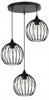 HANGING WIRE LAMP BLACK LOFT LED CHANDELIER