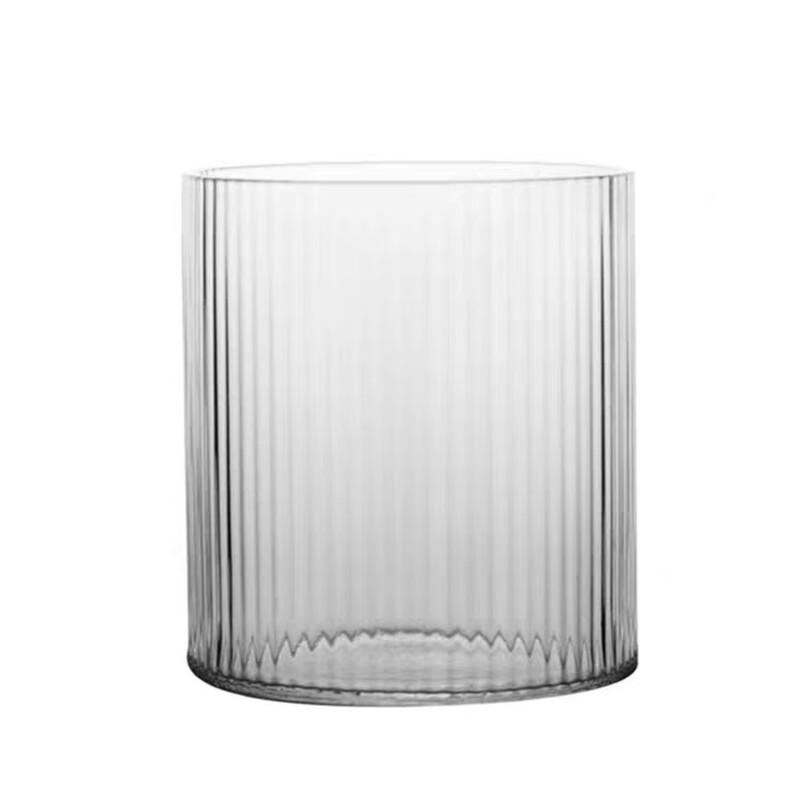 Shangqi Vertical Stripe Borosilicate Glass Tea Cup