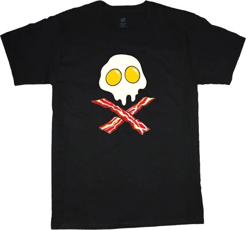 Funny Bacon Eggs T Shirt Breakfast Men Clothing Carnivore Mens Gift Keto Diet XXXL