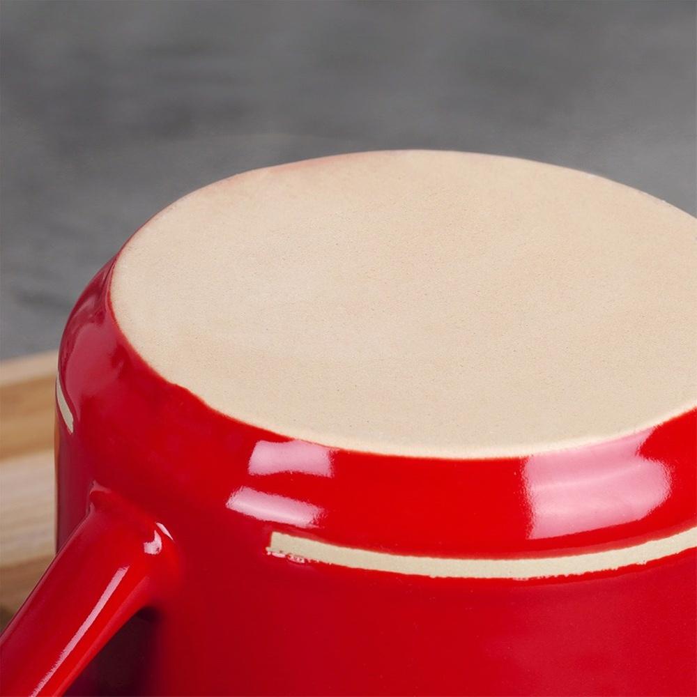 Duży Kubek Ceramiczny Do Picia Herbaty Ziół Kawy Czekolady Podgrzewania XL