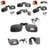 Polarized Flip-up Clip-on Sunglasses For Men And Women, Tac Lens, Uv400 Protection