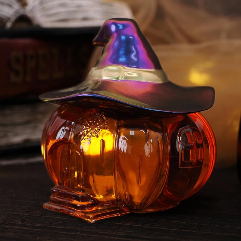 DIY Halloween Pumpkin Storage Jar Box Silicone Mold with Lid Crystal Epoxy Resin Mirror Gypsum Mold Home Decor Gifts