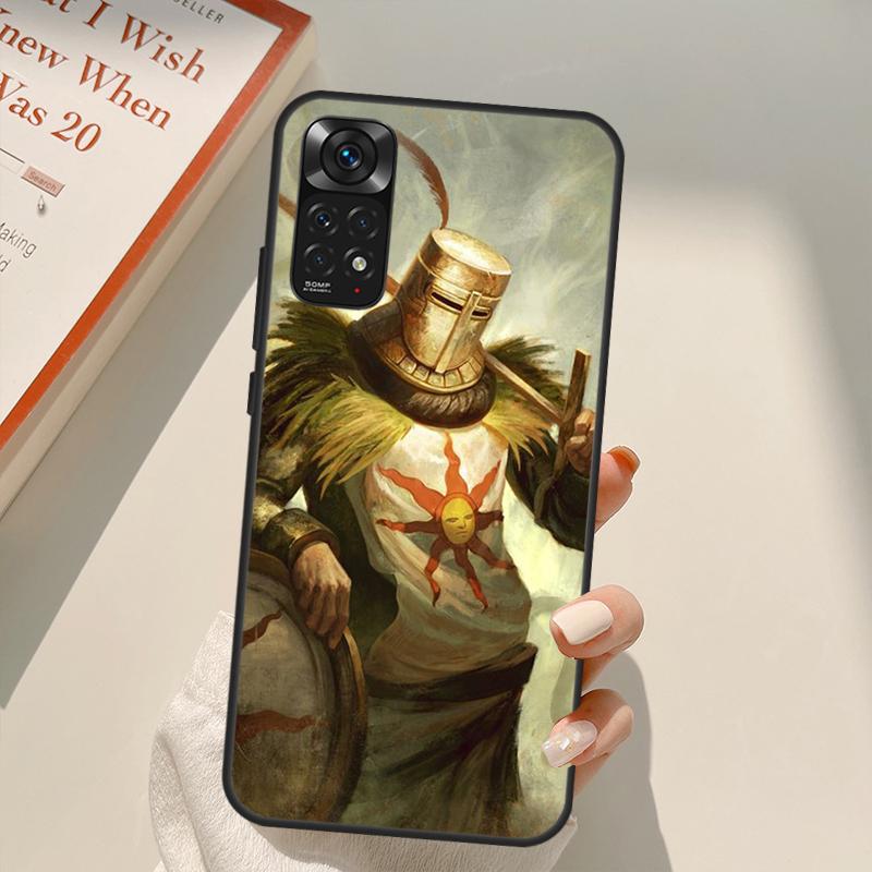 Husa Praise the Sun Dark Souls pentru Xiaomi Redmi Note 11 10 9 8 Pro Note 11S 10S 9S 8T K50 K40 9A 9C 10A 10C