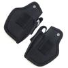 Molle Right Left Interchangeable Tactical Pistol Hand Gun Holster Hunting Black Magazine Slot Holder Bag