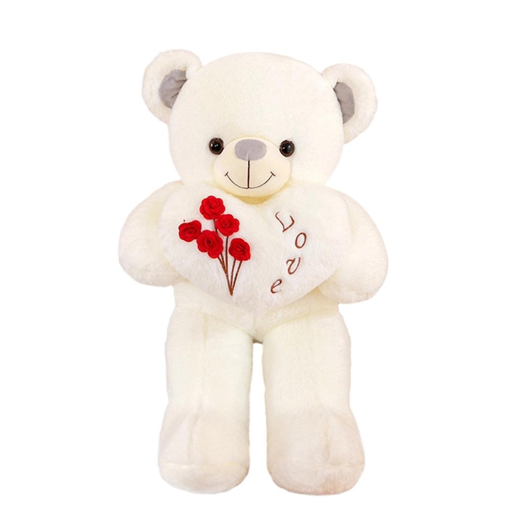 Cute Heart Hugging Bear Doll Plush Toy Cute Valentine's Day Confession Gift
