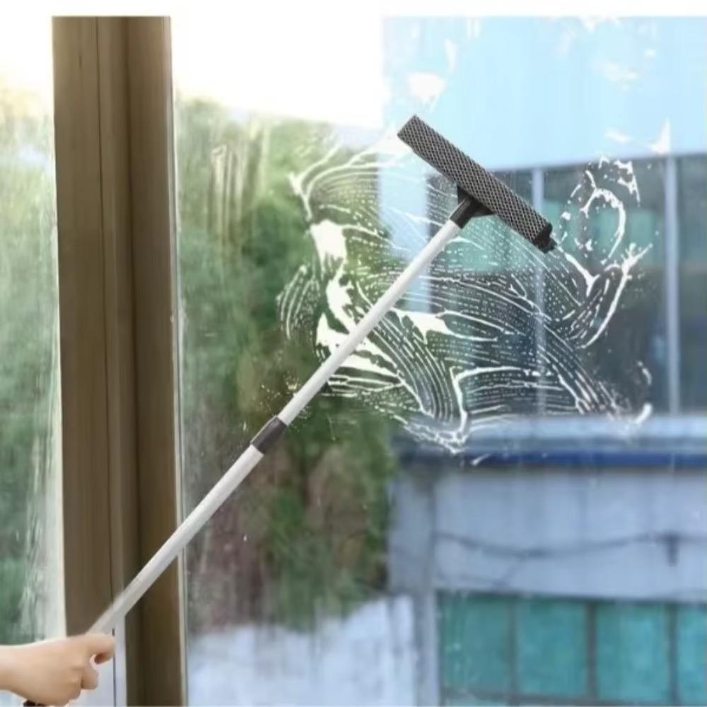 Retractable Pole Squeegee Window Cleaner Car Cleaning Tool Glass Squeegee  Window