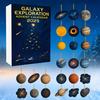 Space Exploration Advent Calendar 2025 24 Days Christmas Countdown Calendar with Planet Ornaments Universe Collection