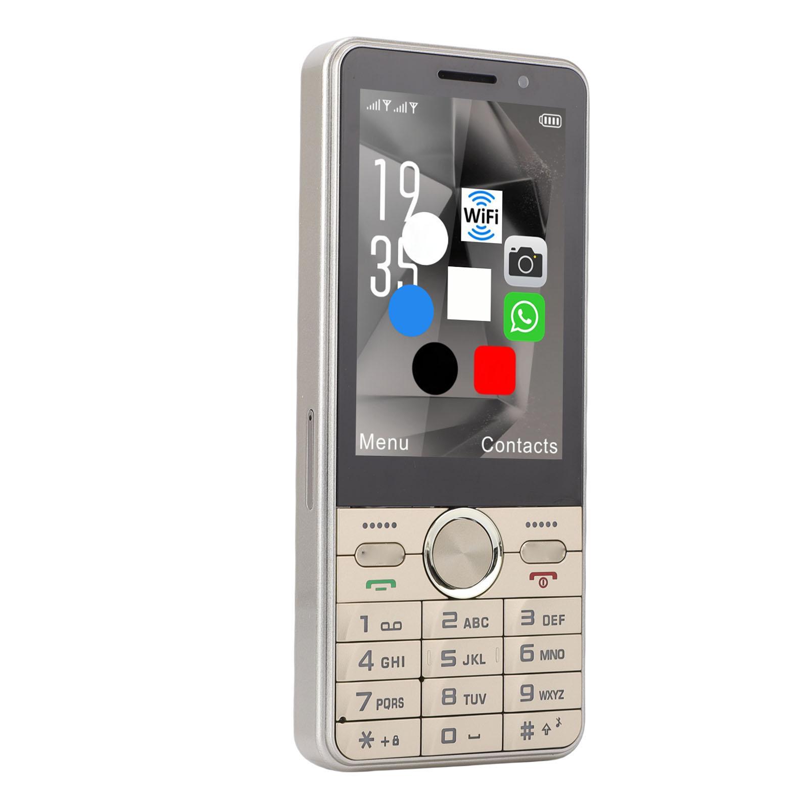 

4G Unlocked Phone Dual SIM Card Support 3.5 Inch Color Loud Sound Large Keys Mobile Phone