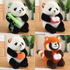 Stuffed Cute Panda Animal Short Plush Backpack For Girls And Travel Enthusiasts