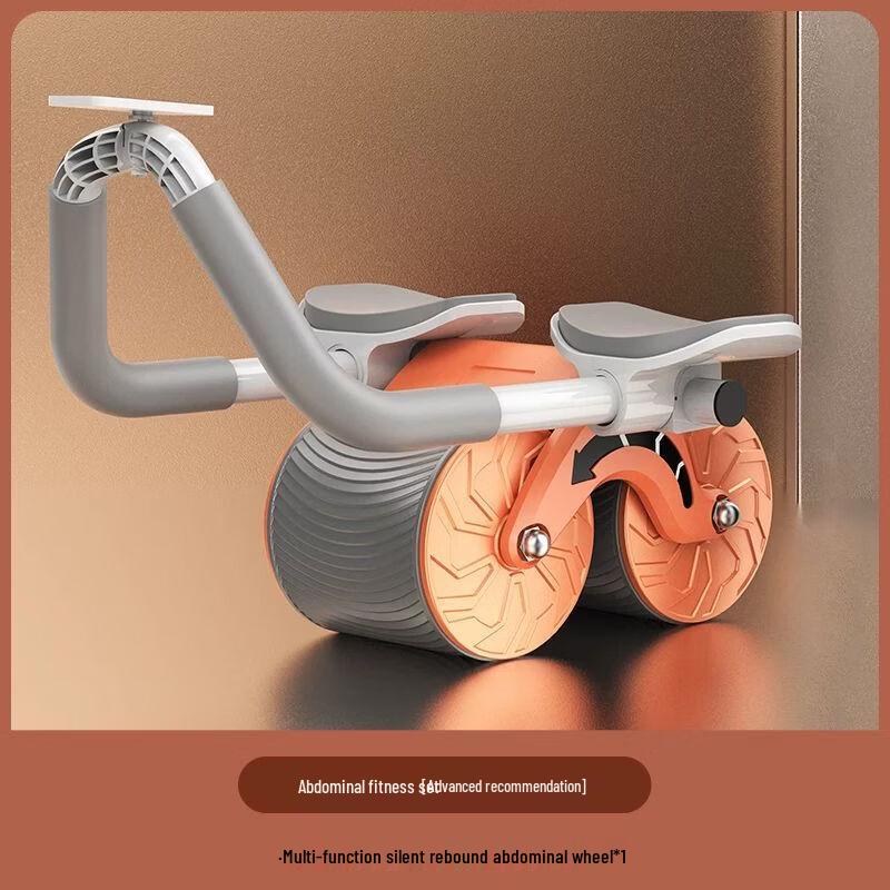 Automatic Rebound Abdominal Wheel with Elbow Support