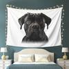 Tapiserie Cane Corso Italian Mastiff Negru, Decor de Perete Estetic pentru Casă, Tapiserii pentru Sufragerie Dormitor