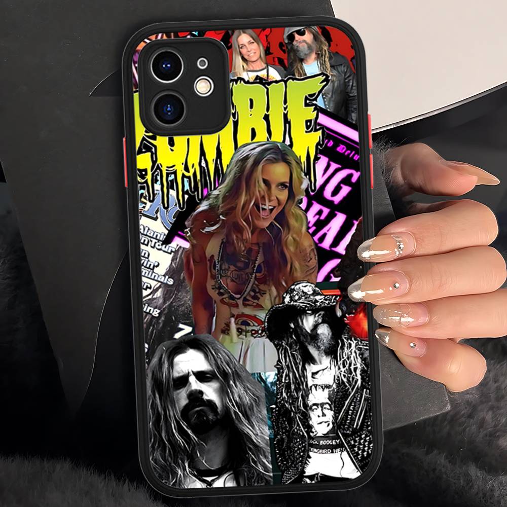 

Retro Singer R-Rob Z-Zombie Phone Case For IPhone 16 15 14 13 12 11 Pro Max 7 8 6 6s Plus Matte Cover iphone 11