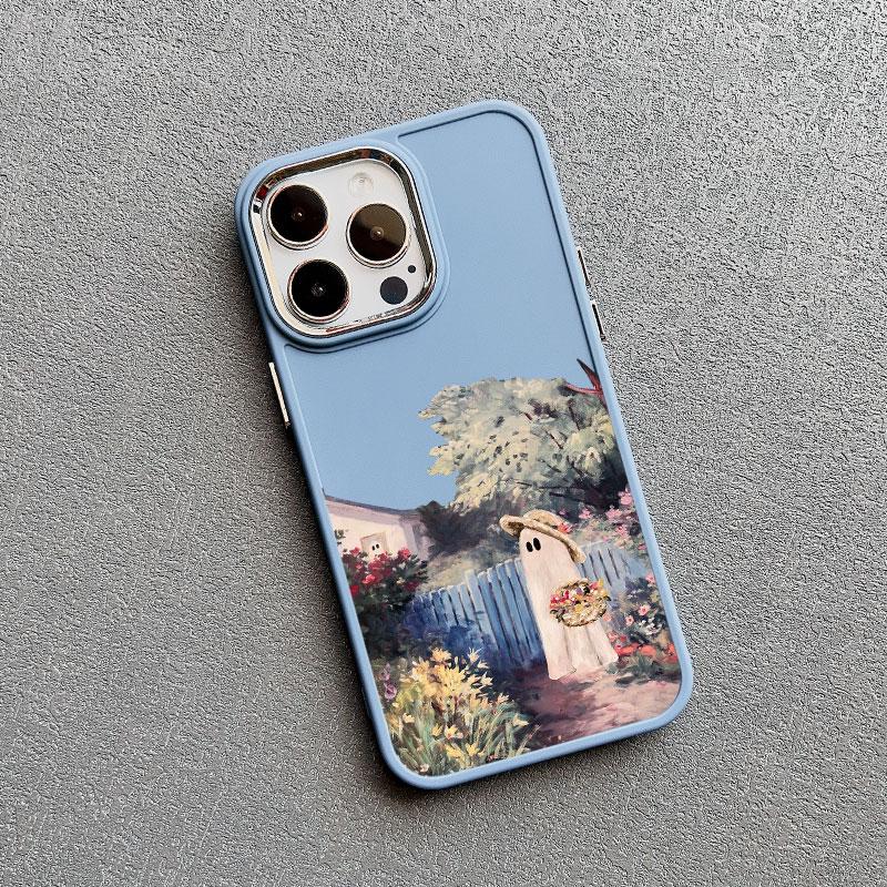 

Cute Ghost Clear Phone Case For iPhone 13 12 11 Pro Max 15 14 Pro Max Plus 7 8 Plus XS X XR Soft Silicone Shockproof Back Cover 7 plus or 8 plus