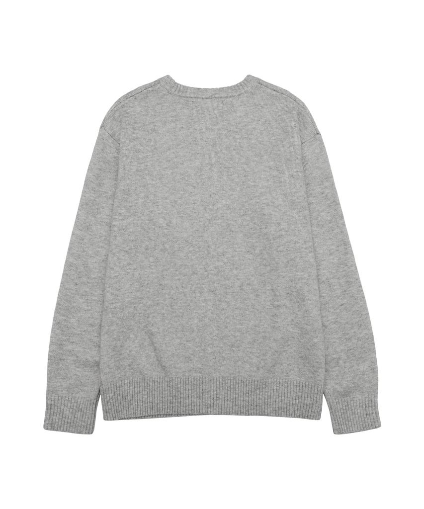 AMES-WORLDWIDE Angel Graphic Knit Gray