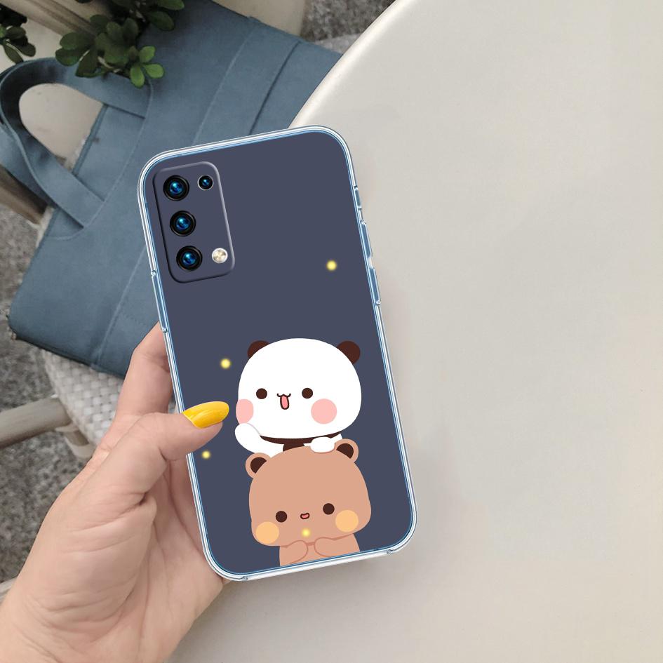 CJ21 BUBU DUDU Transparent Phone Case for LG K22 K30 K40 K40S K41 K42 K50 K50S K51 K51S K52 K61 K62 K71 K92 Q60 Q61 V40 V50 V60