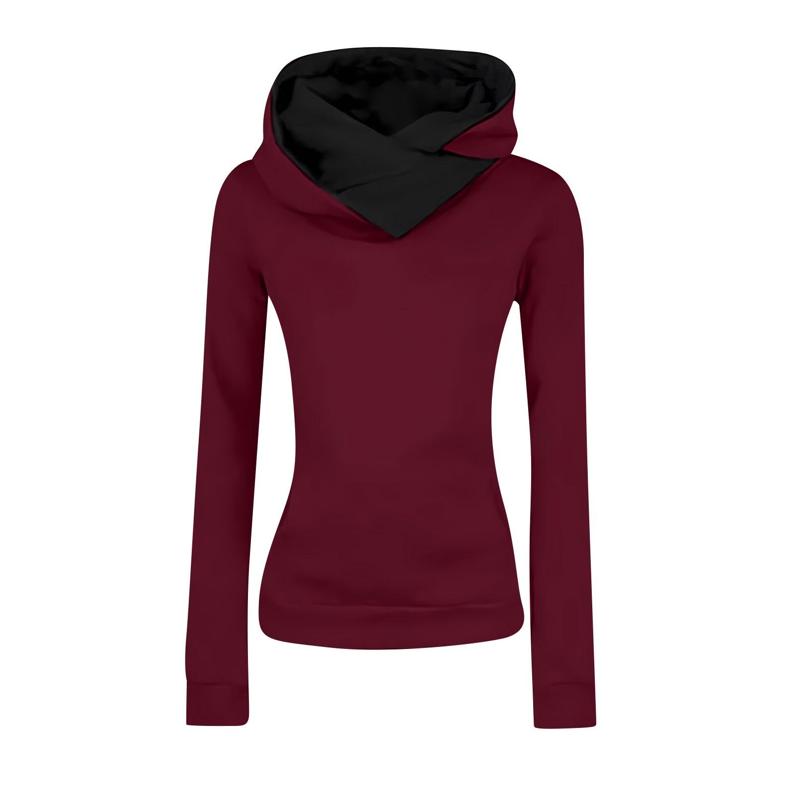 

Женская повседневная модная толстовка с капюшоном, однотонная толстовка XXXL