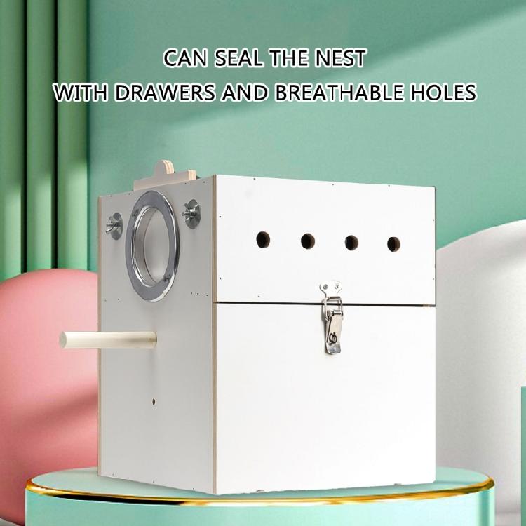 Parrots Budgies Nest Cage Shelter Stand Nest Cage Hideouts for Pet Shops