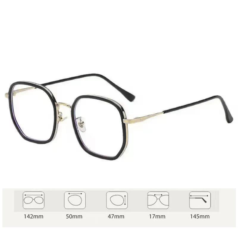 Męskie i damskie Okulary Komputerowe Retro Moda Kwadratowe Anty Niebieskie Światło Do Czytania i Grania Aby Chronić Oczy