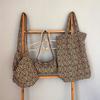 Howl's Home In-house Production [Leopard Print Marche Bag 3 SIZE] Eco Bag Shopping Bag Crossbody Bag Lightweight Bag