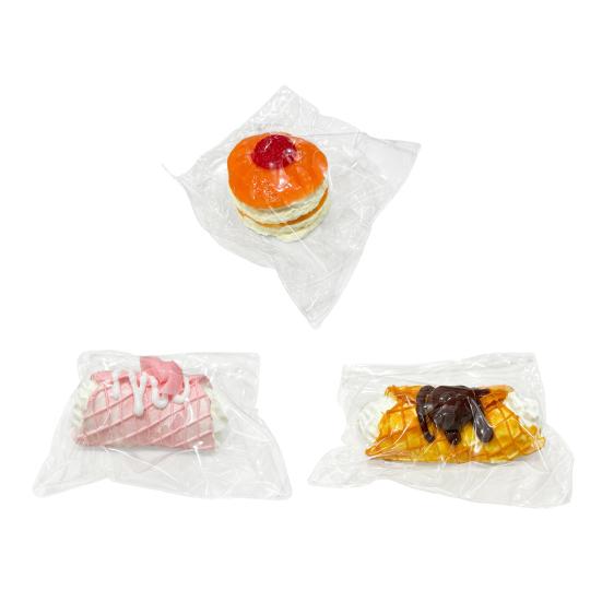 Simulated Strawberry Cake Squeeze Toy Anxiety Relieving Fruit Chocolate Wafer Roll Sensory Toy Soft Stretchy Dessert Focus Aid Relaxation Tools