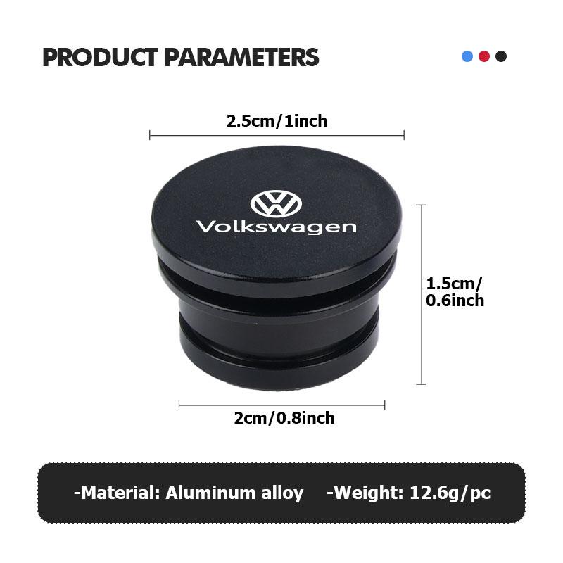 Valve Stems Caps For Volkswagen VW Car Cigarette Lighter Cover Button Protector Dust Cap Golf 4 5 6 7 Polo Jetta Sagitar Magotan