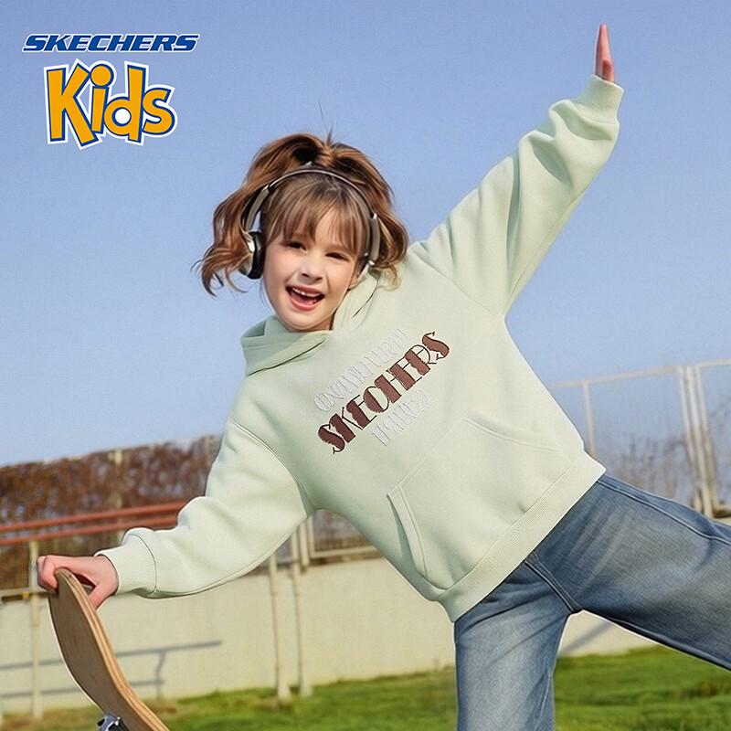 Skechers Girls' Embroidered Hoodie