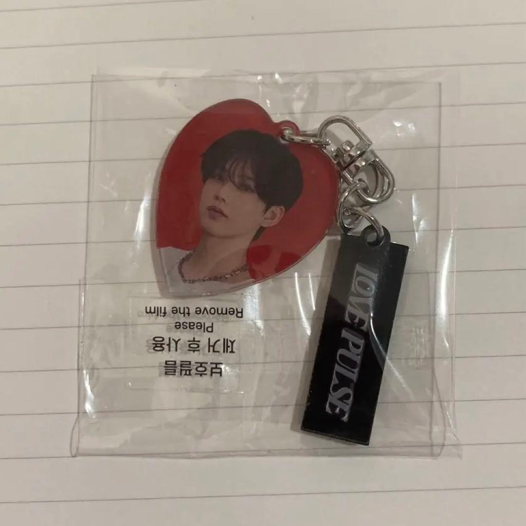 [USED] TREASURE Stamp Tour Bonus Heart Keychain Junkyu