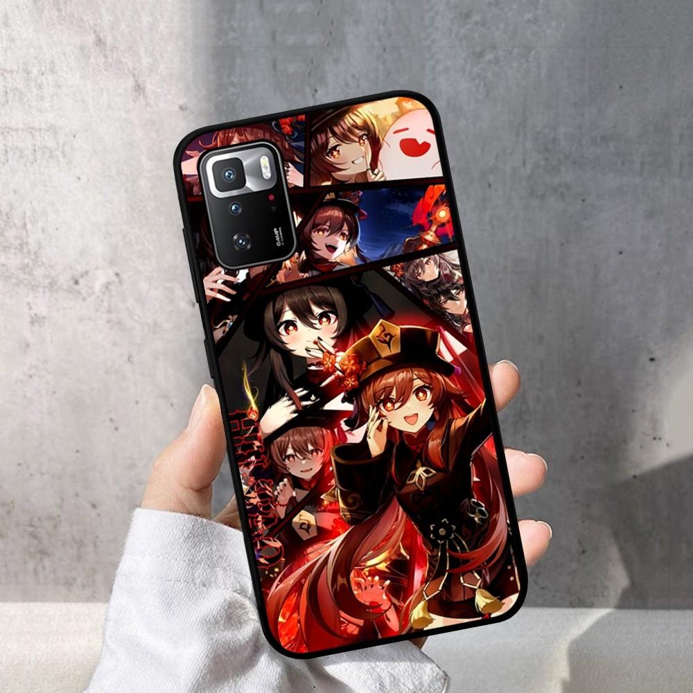 Genshin Impact Hu Tao Phone Case For Redmi Note 4 X 5 A 6 7 8 T 9 9S 10 11 11S 11Epro Poco M3 Pro