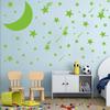 Glowing Wall Stickers Stars Moon Creative Decals for Kids Bedroom DIY Living Room Home Decoration Self Adhesive Switch Posters