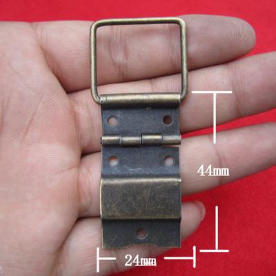 40 Stücke 24*44mm Mini Schrank Schublade Tür Scharniere Antike 4 Löcher Schmuck Boxen Dekorative Scharniere für Möbel Hardware