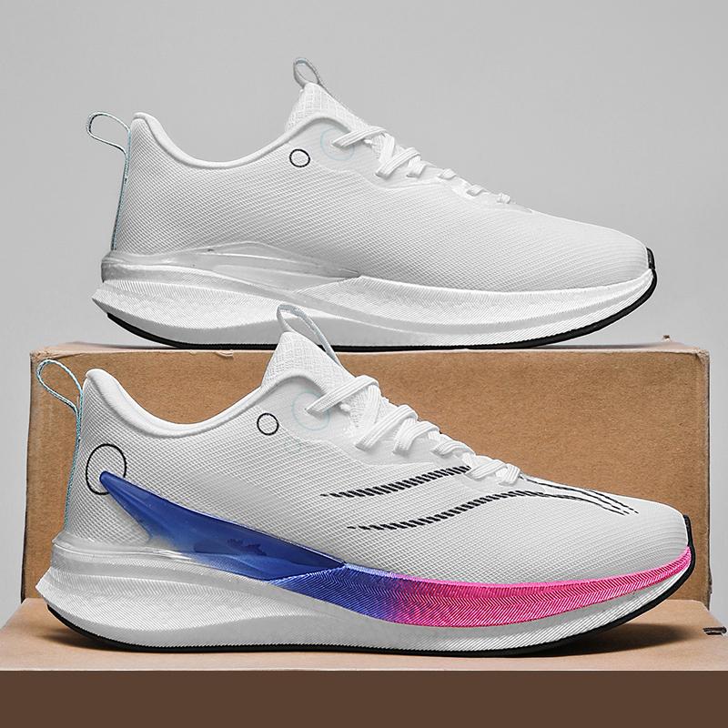 Laufschuhe für Herren und Damen, ultraleicht, stoßdämpfend, atmungsaktives Mesh für große Kinder, professioneller Wettkampf-Sportlauf