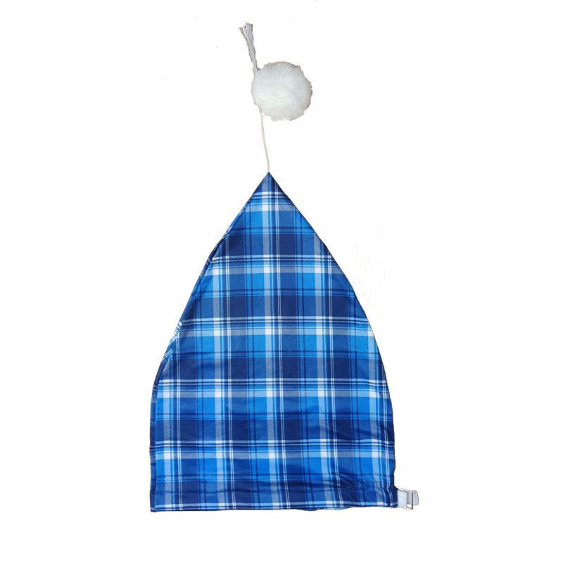 Elegant europeisk och amerikansk julmössa med tofs