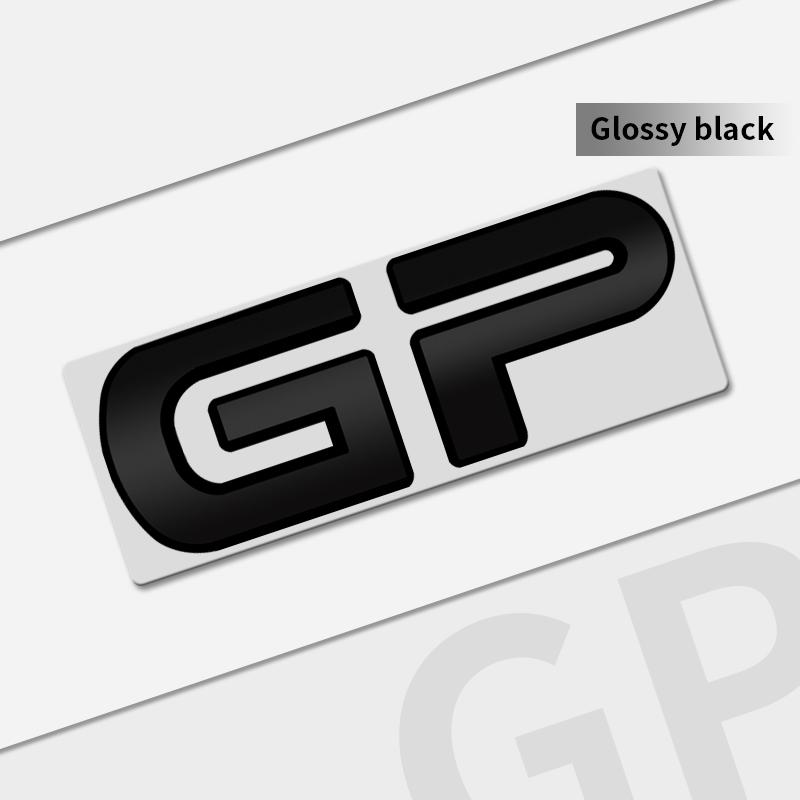 Auto Metal MINI GP Logo 3D Badge Lettering Decals Trunk Sticker For MINI Cooper S R60 F60 F54 R56 R57 Countryman Car Styling