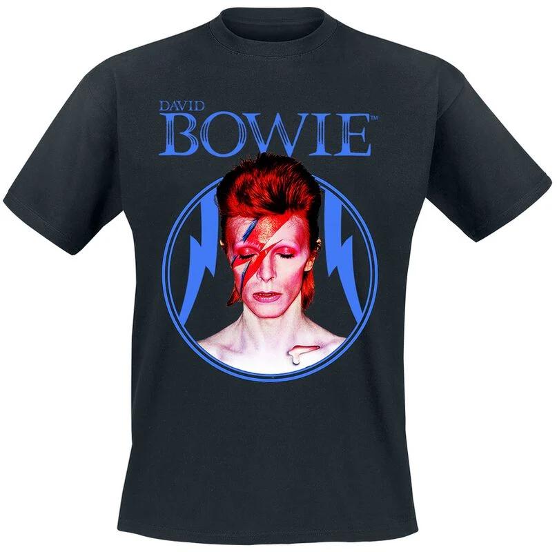David Bowie Graphic Cotton Band Tshirt Unisex Summer Short Sleeve Fashion Brand Tee Luxury Casual Vintage Tees