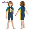 2.5MM Children's Diving Suit One-piece Short-sleeved Warm Middle Snorkeling Surfing Swimsuit
