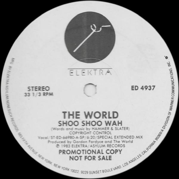 

12inch Record WORLD - Shoo Shoo Wah ED4937 Elektra 1983 US Dance & Electronica Used