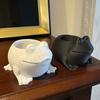 3D Tištěný Žabí Květináč Vnitřní Venkovní Tvar Zvířete Sukulenty Bylinky Květináč Nádoba Domácí Balkon Zahrada Dekorace