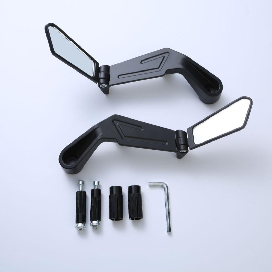Rearview Mirror for Ninebot Segway Scooter with Bumper Hand Guard & Windshield