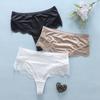 Stor Storlek Dam Sommar Sexig Spets Mage Lyft Höft Mjuk Utan Spår i Midjan Trikå Briefs