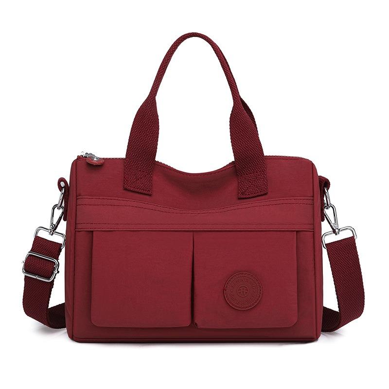 Simple Commuter Tote Women's Bag Autumn New Handbag Women's Nylon Cloth Shoulder Messenger Bag Mother Bag