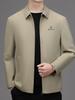 Stylish Spring 2025 Business Jacket for Men - Versatile Solid Color Outerwear