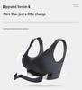 Seamless Plus Size Deep V Wire-Free Minimizing Bra with Side Support