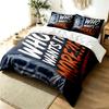 Detroit Tigers 3pc Duvet Cover Set Simple Modern Bedding Set Wrinkle Resistant Soft Fabric All Season Use a Perfect Gift